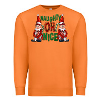 Carrot Naughty or nice christmas elfs Premium Sweatshirt - FaDigitalArtStudio