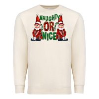 Sandshell Naughty or nice christmas elfs Premium Sweatshirt - FaDigitalArtStudio