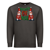 Smoke Naughty or nice christmas elfs Premium Sweatshirt - FaDigitalArtStudio