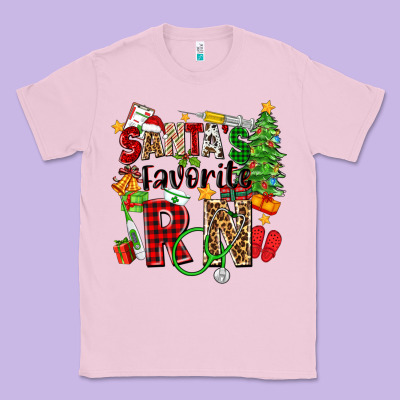 Santa's Favorite Rn Classic Tee Designed By Zillion Design Studio