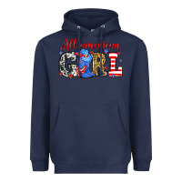 Navy All American girl Heavyweight Hoodie - Neo Western