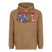 Toasted Coconut All American girl Heavyweight Hoodie - Neo Western