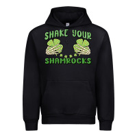Black shake your shamrocks Urban Hoodie - MaliasSmallBusiness