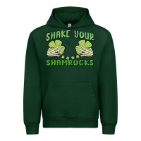 Forest Green shake your shamrocks Urban Hoodie - MaliasSmallBusiness