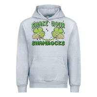 Heather Grey shake your shamrocks Urban Hoodie - MaliasSmallBusiness