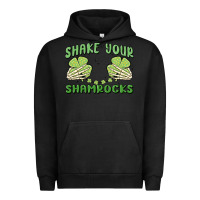 Pigment Black shake your shamrocks Urban Hoodie - MaliasSmallBusiness