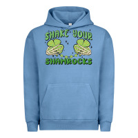 Pigment Pebble Blue shake your shamrocks Urban Hoodie - MaliasSmallBusiness