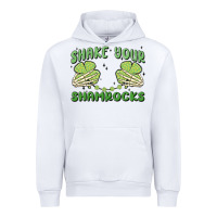 White shake your shamrocks Urban Hoodie - MaliasSmallBusiness