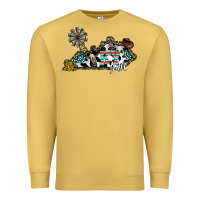 Antique Gold ky yall western Premium Sweatshirt - CowhideDigitalArt