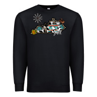 Black ky yall western Premium Sweatshirt - CowhideDigitalArt