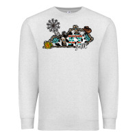 Oatmeal Heather ky yall western Premium Sweatshirt - CowhideDigitalArt