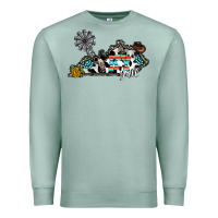 Seafoam ky yall western Premium Sweatshirt - CowhideDigitalArt