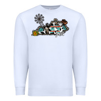 White ky yall western Premium Sweatshirt - CowhideDigitalArt