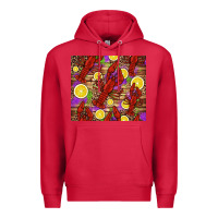 Cardinal mardi gras crawfish and lemons Premium Hoodie - Jasminsmagicworld