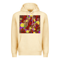 Pina Colada mardi gras crawfish and lemons Premium Hoodie - Jasminsmagicworld