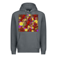 Rock mardi gras crawfish and lemons Premium Hoodie - Jasminsmagicworld