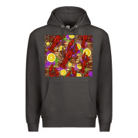 Smoke mardi gras crawfish and lemons Premium Hoodie - Jasminsmagicworld