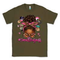 Army Green small business afro messy bun Classic Tee - texasbilliewilder