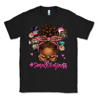 Black small business afro messy bun Classic Tee - texasbilliewilder