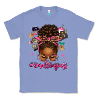 Colony Blue small business afro messy bun Classic Tee - texasbilliewilder