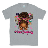 Heather Grey small business afro messy bun Classic Tee - texasbilliewilder