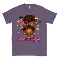 Lavender small business afro messy bun Classic Tee - texasbilliewilder