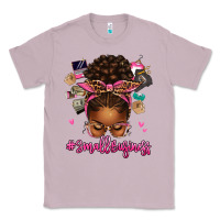 Lilac small business afro messy bun Classic Tee - texasbilliewilder