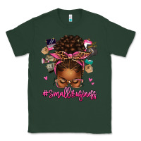 Sports Green small business afro messy bun Classic Tee - texasbilliewilder