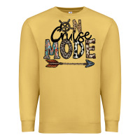 Antique Gold on cruise mode Premium Sweatshirt - CowhideDigitalArt