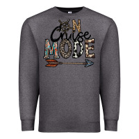 Charcoal Heather on cruise mode Premium Sweatshirt - CowhideDigitalArt