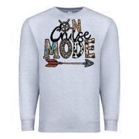 Heather Grey on cruise mode Premium Sweatshirt - CowhideDigitalArt