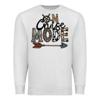 Oatmeal Heather on cruise mode Premium Sweatshirt - CowhideDigitalArt