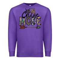Purple on cruise mode Premium Sweatshirt - CowhideDigitalArt