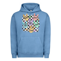 Pigment Pebble Blue easter bunny candy Urban Hoodie - MaliasSmallBusiness