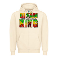 Sandshell dream like king with crown Zipper Hoodie - texasbilliewilder