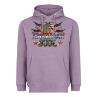 Lavender All American dude 4th of July Heavyweight Hoodie - CowGirlArtShop