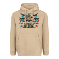 Mushroom All American dude 4th of July Heavyweight Hoodie - CowGirlArtShop