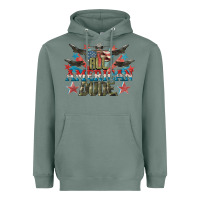 Sage All American dude 4th of July Heavyweight Hoodie - CowGirlArtShop