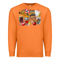 Carrot School Bus Coffee Cups Premium Sweatshirt - FaDigitalArtStudio