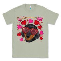 Matcha valentine's day  dachshund puppy Classic Tee - RanaPortraitStore