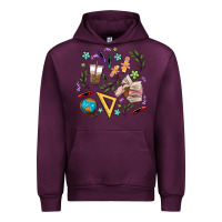 Mauve Wine teacher tools Urban Hoodie - MaliasSmallBusiness