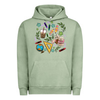 Pigment Oil Green teacher tools Urban Hoodie - MaliasSmallBusiness