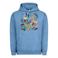 Pigment Pebble Blue teacher tools Urban Hoodie - MaliasSmallBusiness