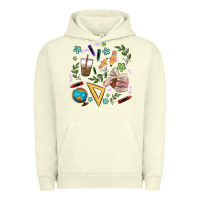 Pigment Pistachio teacher tools Urban Hoodie - MaliasSmallBusiness