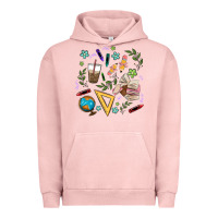 Pigment Salmon teacher tools Urban Hoodie - MaliasSmallBusiness
