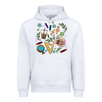 White teacher tools Urban Hoodie - MaliasSmallBusiness