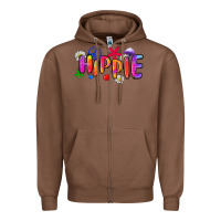 Chestnut hippie Zipper Hoodie - Zillion Design Studio