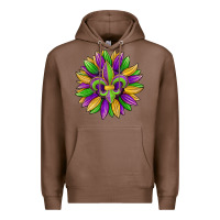Chestnut mardi gras carnival sunflower Premium Hoodie - Jasminsmagicworld