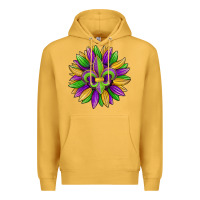 Mustard mardi gras carnival sunflower Premium Hoodie - Jasminsmagicworld