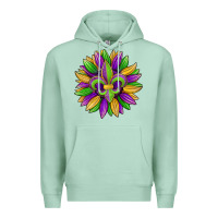 Seafoam mardi gras carnival sunflower Premium Hoodie - Jasminsmagicworld